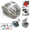 Plastic pet travelling cage dog+cat carrier cages